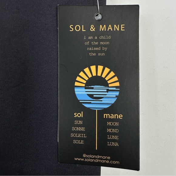 Sol and Mane Gray Charcoal Lagoon Mudra Full High Waisted Leggings Sz S NEW! - Picture 10 of 13